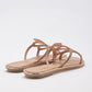 SANDALIA MUJER DIVA 7596 ORO ROSA