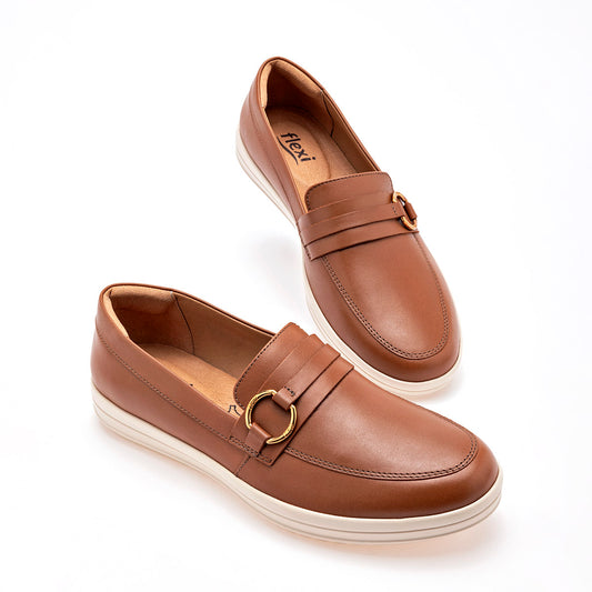 ZAPATO CASUAL MUJER FLEXI 109408 CAMEL