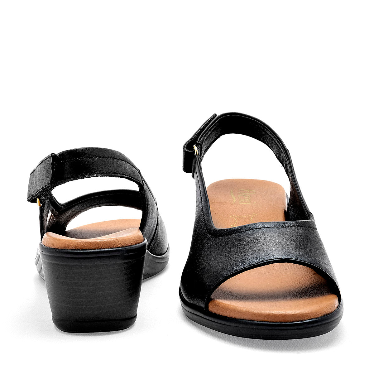 SANDALIA MUJER FLEXI 123717 NEGRO