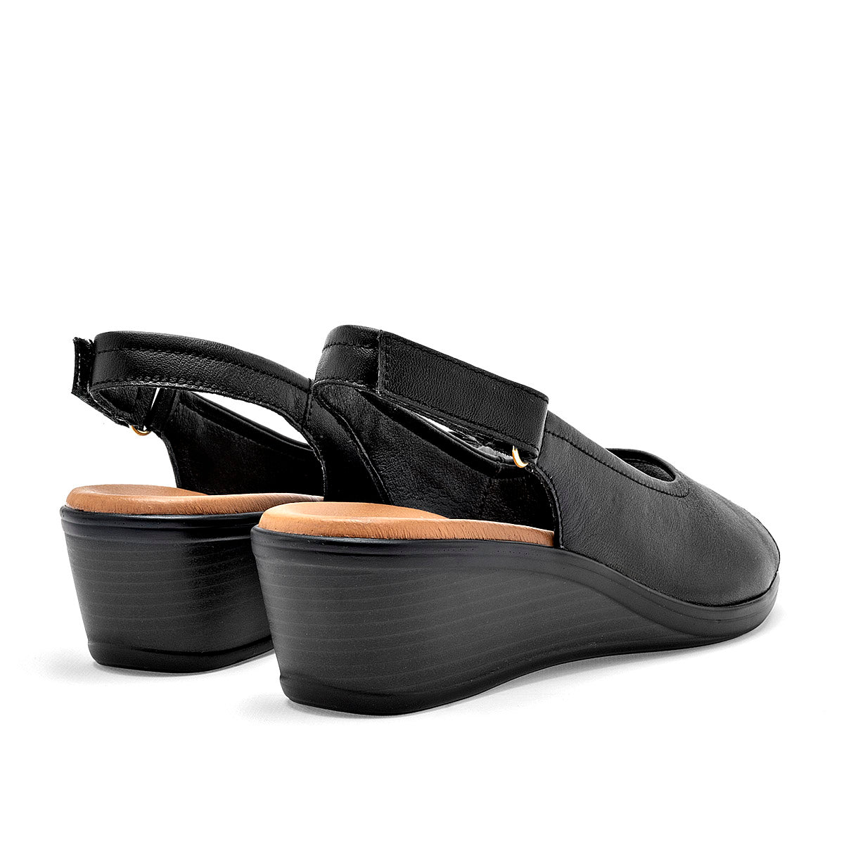 SANDALIA MUJER FLEXI 123717 NEGRO