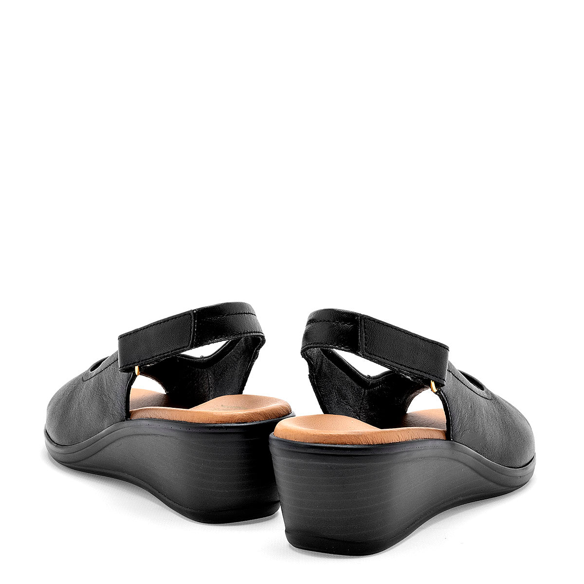 SANDALIA MUJER FLEXI 123717 NEGRO