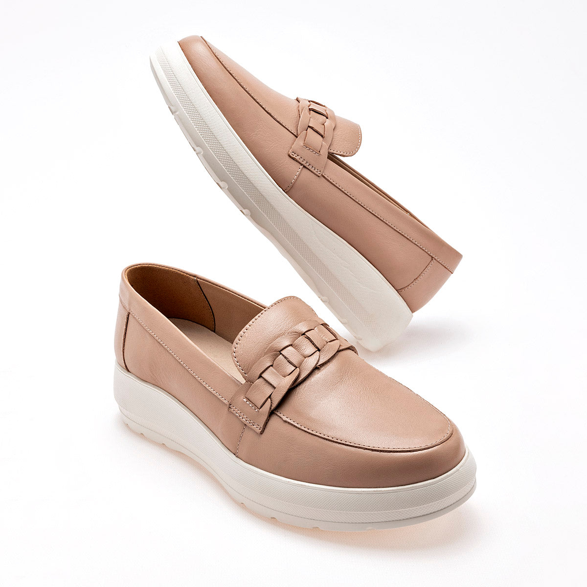 ZAPATO CASUAL MUJER FLEXI 126711 BEIGE