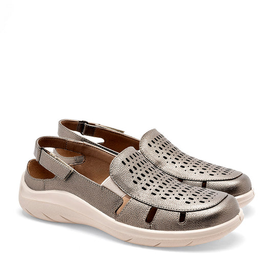 SANDALIA MUJER FLEXI 128706 GRIS