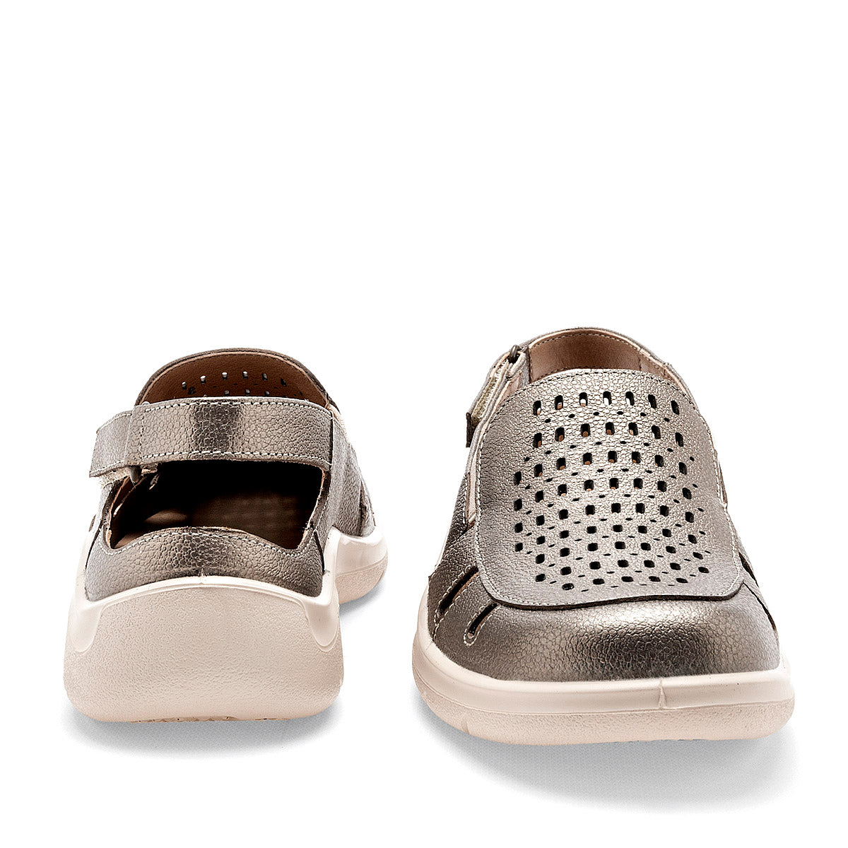 SANDALIA MUJER FLEXI 128706 GRIS