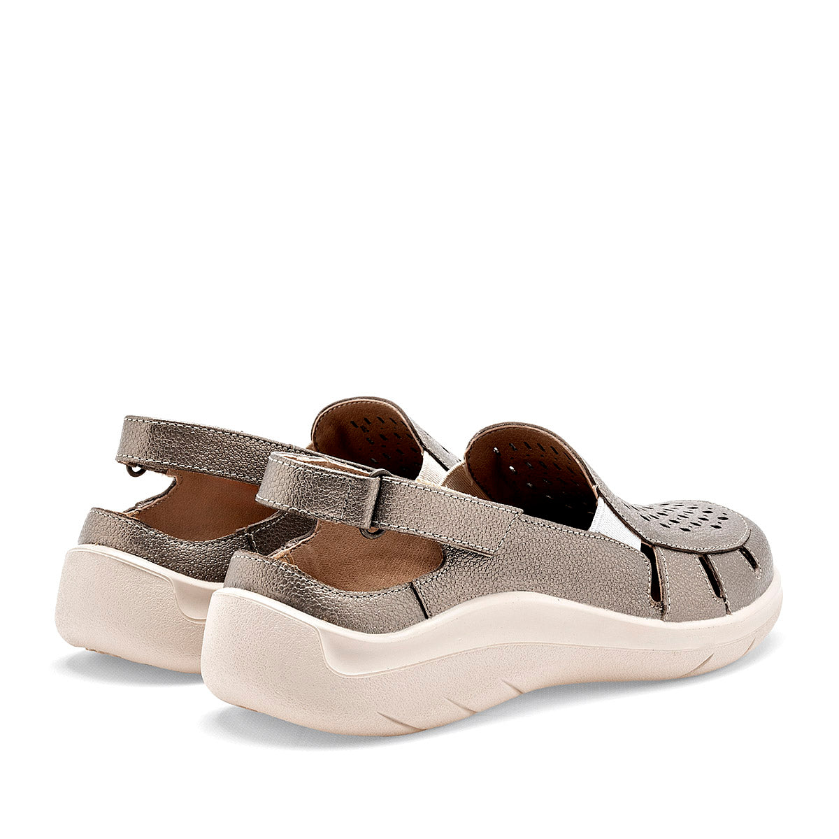 SANDALIA MUJER FLEXI 128706 GRIS