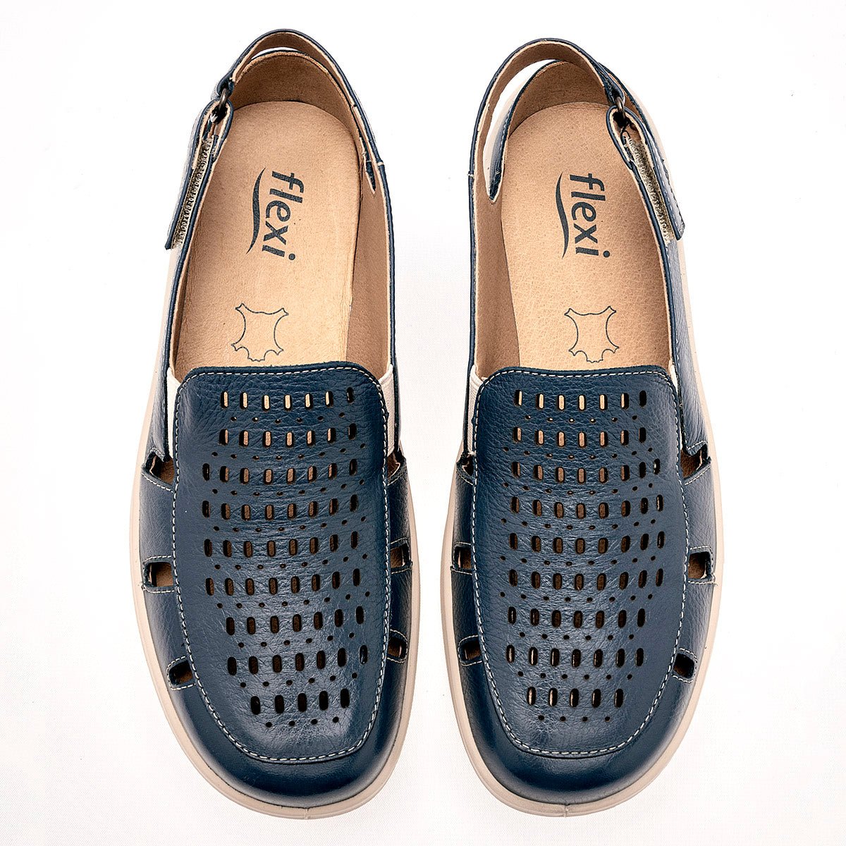 SANDALIA MUJER FLEXI 128706 MARINO