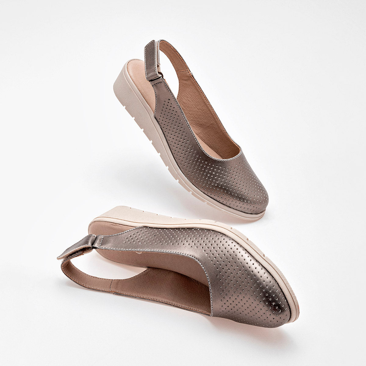 ZAPATO CONFORT MUJER GILARDI 624 GRIS