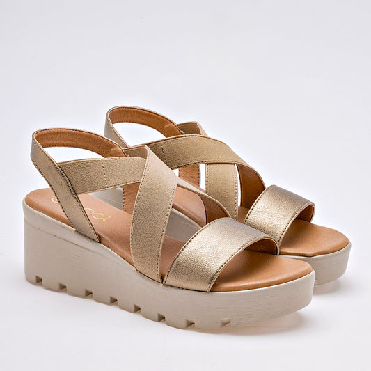 SANDALIA MUJER GILARDI 802 ORO