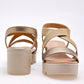 SANDALIA MUJER GILARDI 802 ORO