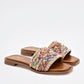 SANDALIA MUJER GÖSH 0142K03 BEIGE MULTICOLOR