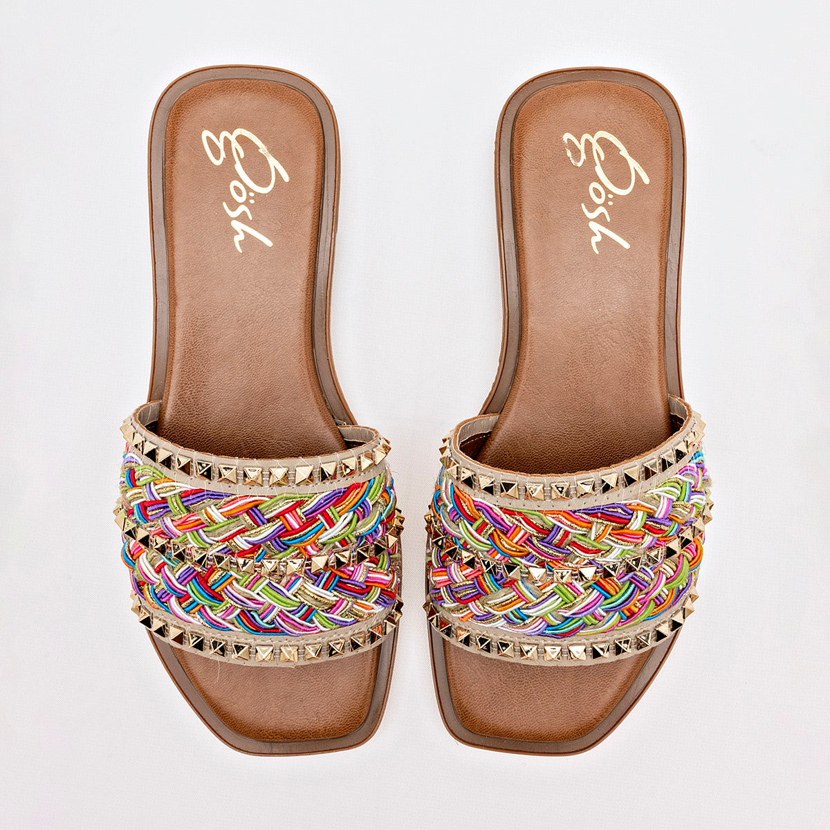 SANDALIA MUJER GÖSH 0142K03 BEIGE MULTICOLOR