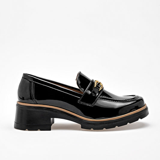 ZAPATO CASUAL MUJER GREEN LOVE 95022 NEGRO CHAROL
