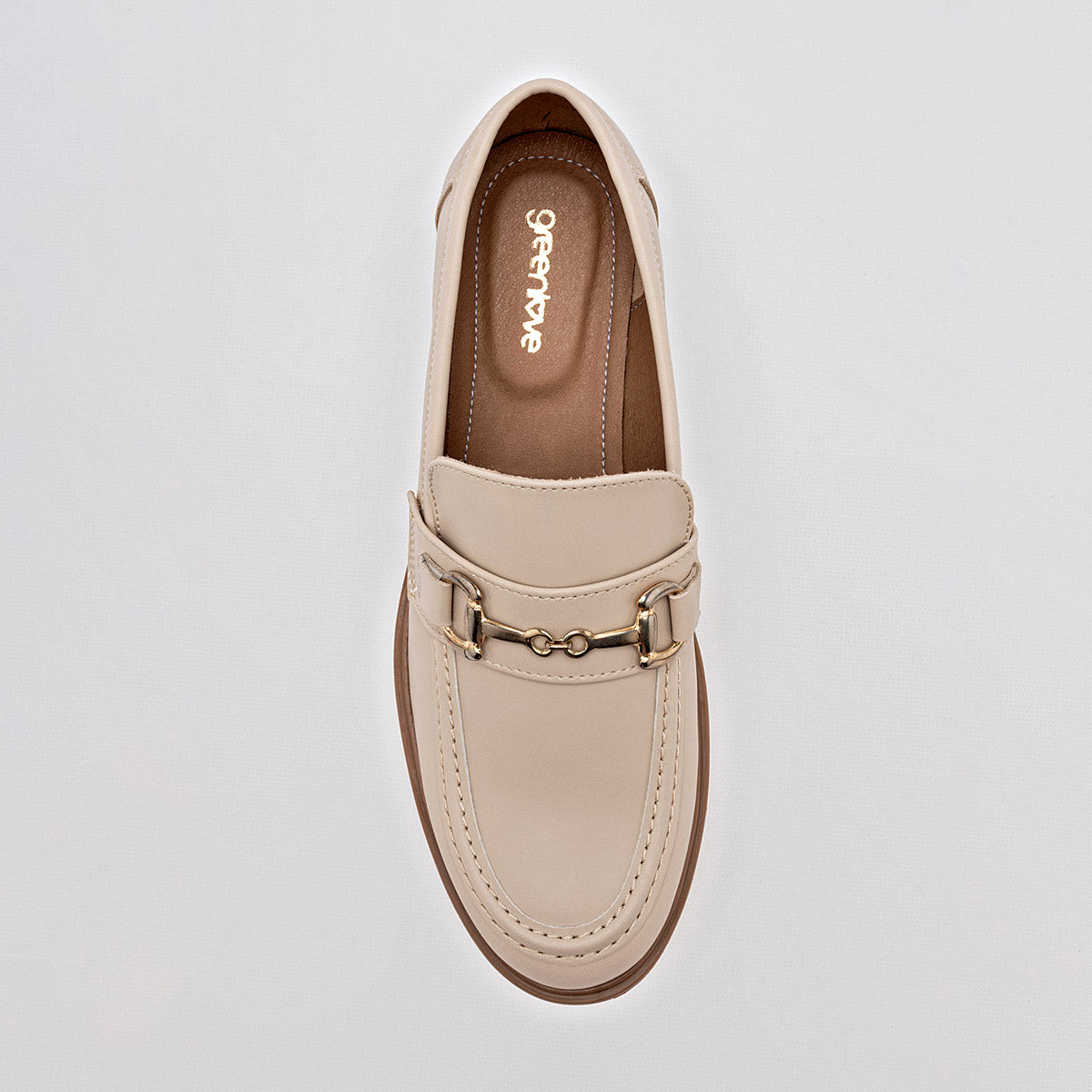 ZAPATO CASUAL MUJER GREEN LOVE 95060 BEIGE