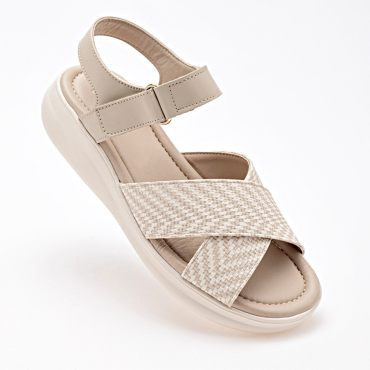 SANDALIA MUJER GREEN LOVE 95090 BEIGE