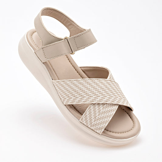 SANDALIA MUJER GREEN LOVE 95090 BEIGE