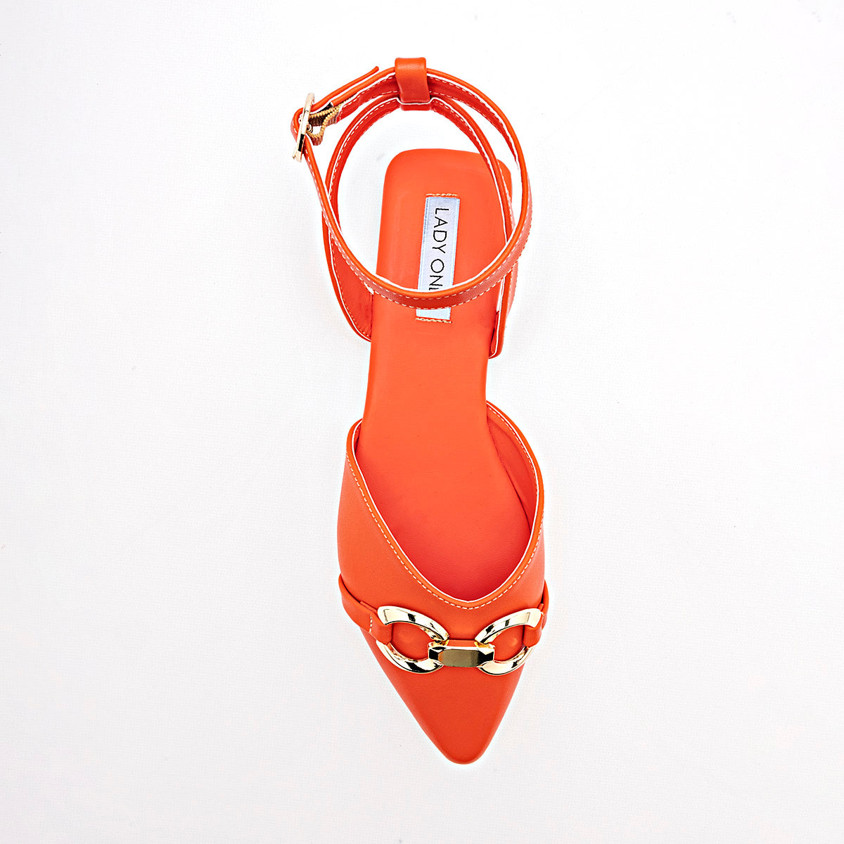 ZAPATO CASUAL MUJER LADY ONE PY2106 NARANJA