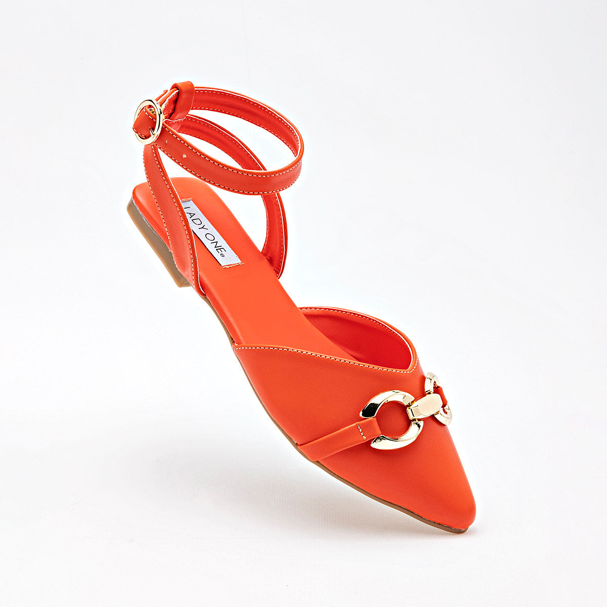 ZAPATO CASUAL MUJER LADY ONE PY2106 NARANJA