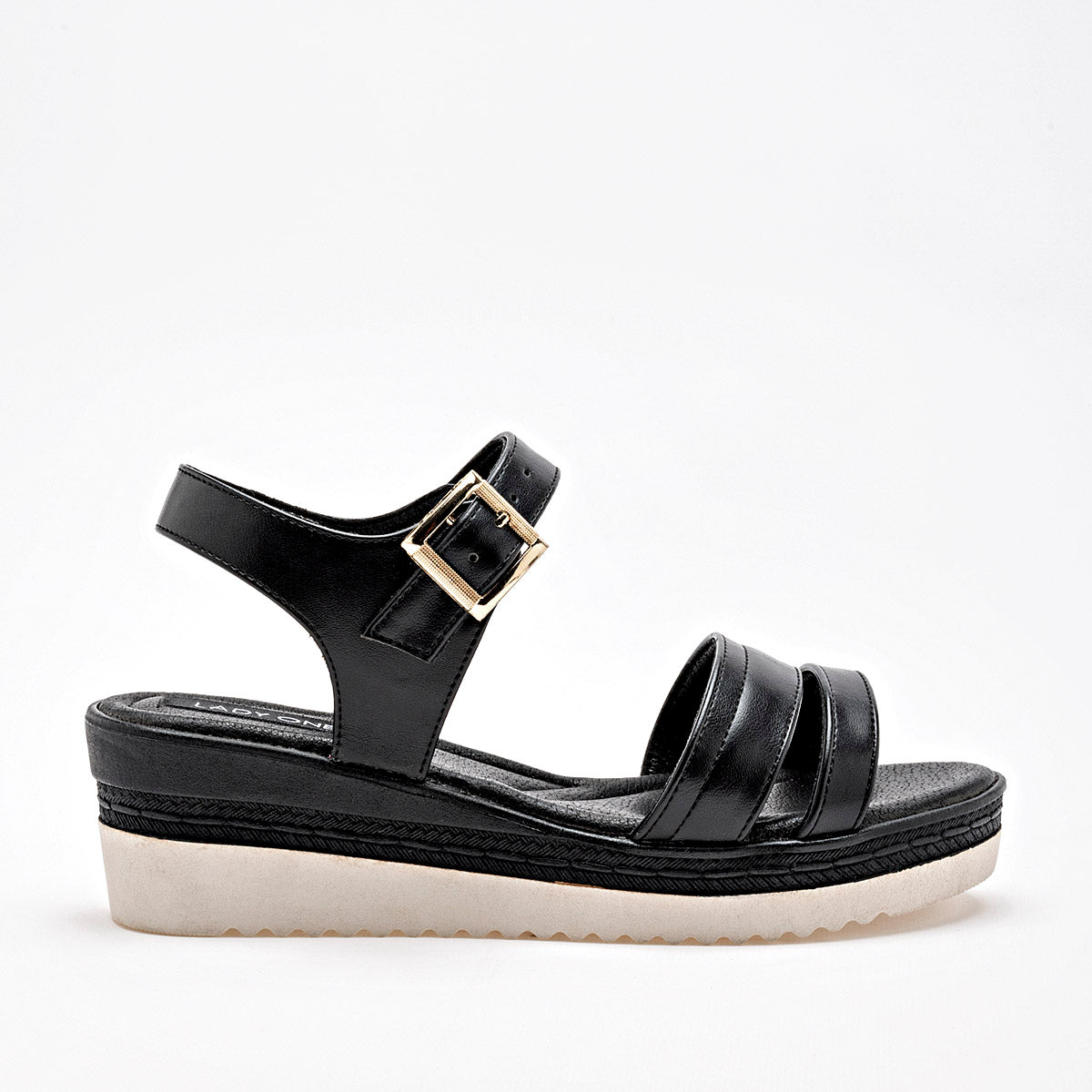 SANDALIA MUJER LADY ONE RY7700 NEGRO