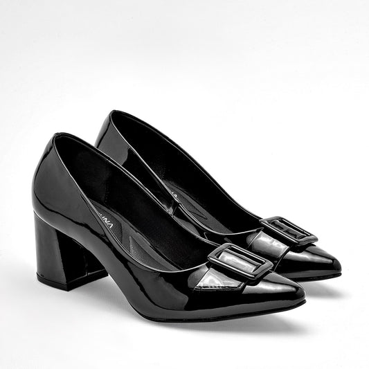 ZAPATO CASUAL MUJER LADY PAULINA 16213 NEGRO CHAROL