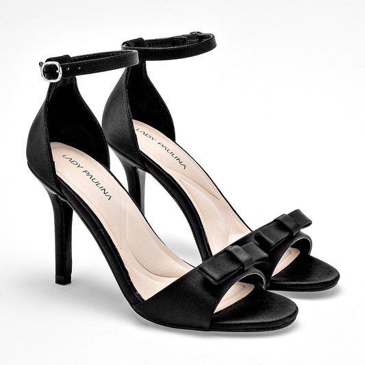 ZAPATILLA MUJER LADY PAULINA 28914 NEGRO SATIN