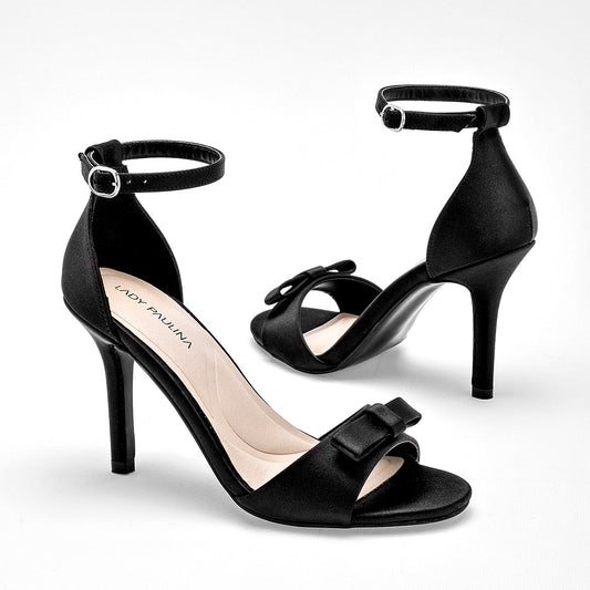 ZAPATILLA MUJER LADY PAULINA 28914 NEGRO SATIN