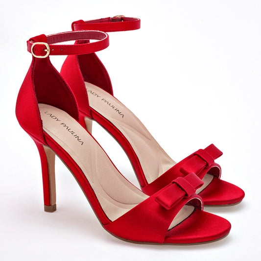 ZAPATILLA MUJER LADY PAULINA 28914 ROJO SATIN