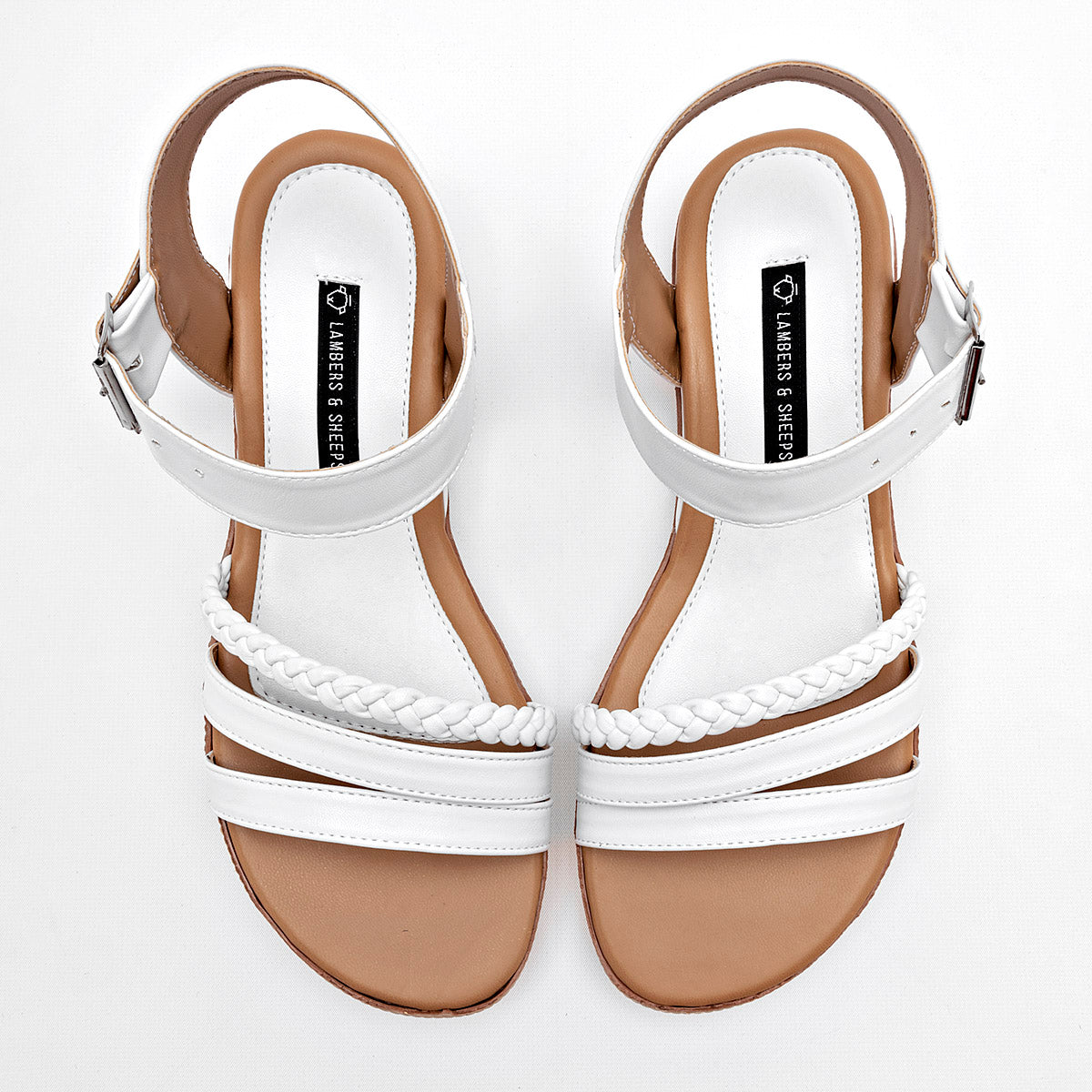 SANDALIA MUJER LAMBERS & SHEEPS 473 BLANCO