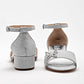 ZAPATO GRADUACION MUJER LIA 2800 PLATA
