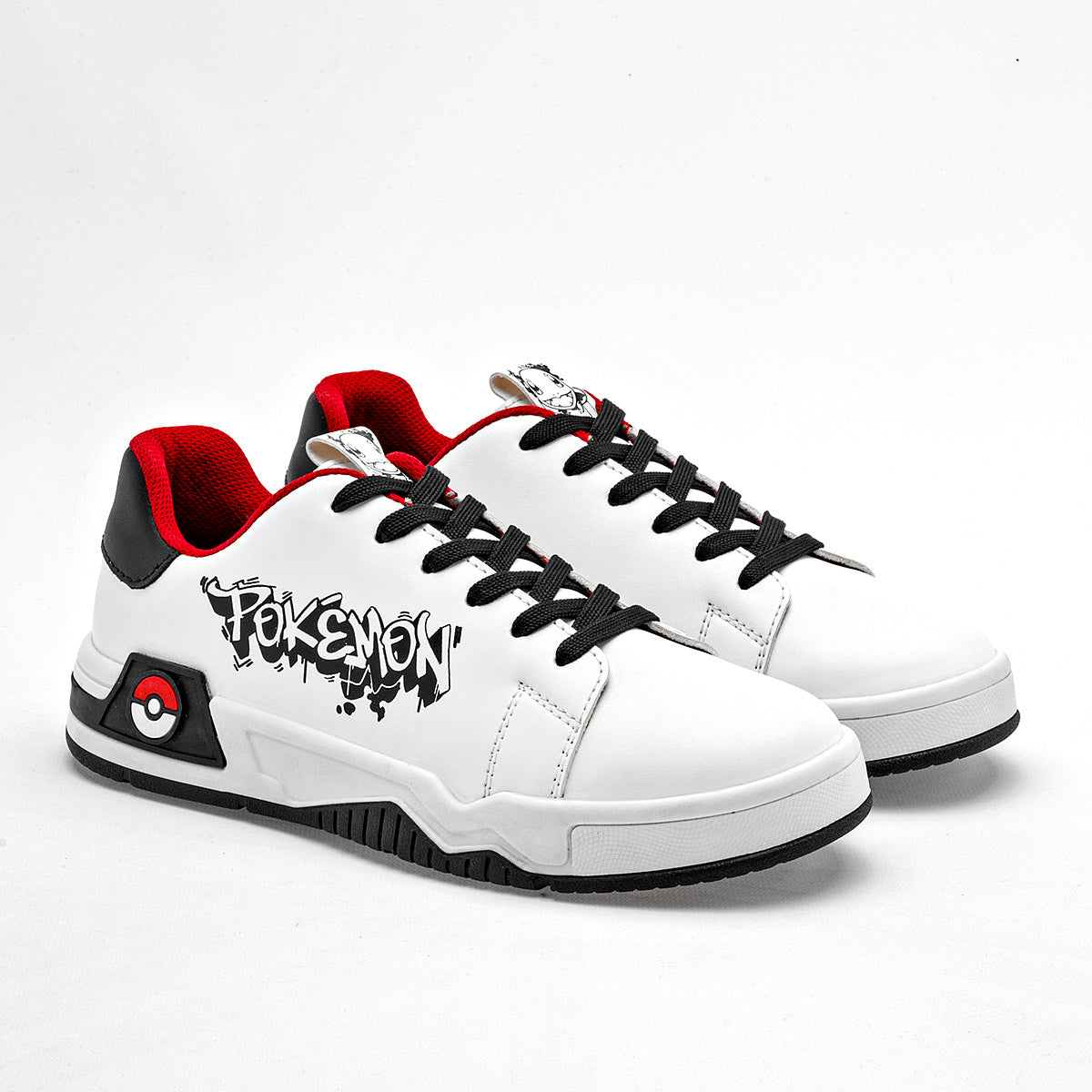 TENIS URBANO JUVENIL LICENCIAS YUYIN PO5091 BLANCO NEGRO