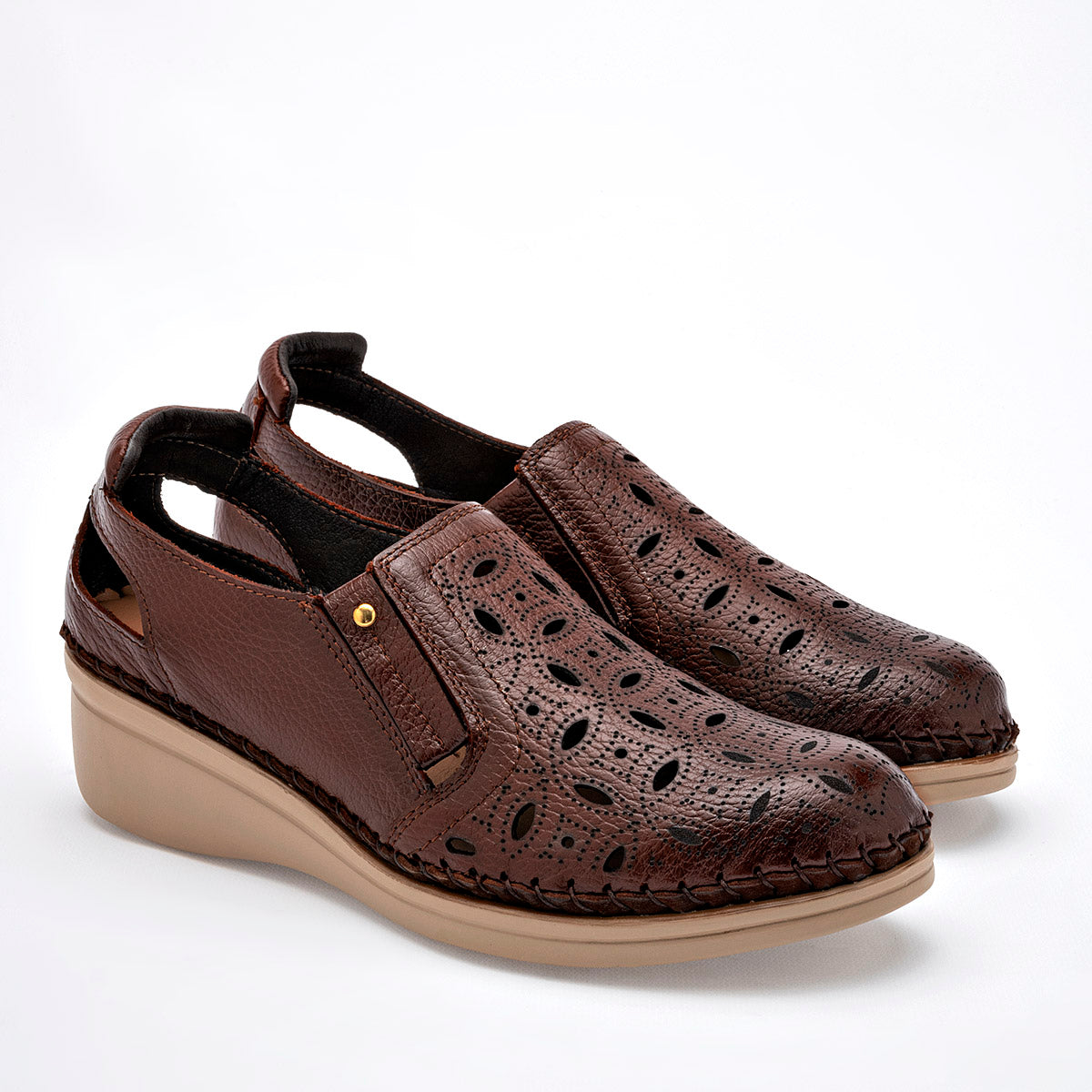 ZAPATO CONFORT MUJER LOBO SOLO 4724B CAFE