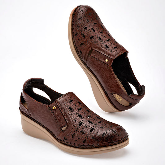 ZAPATO CONFORT MUJER LOBO SOLO 4724B CAFE