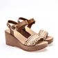 Sandalia CASUAL MUJER MAXIM 790 CAMEL BEIGE
