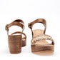 Sandalia CASUAL MUJER MAXIM 790 CAMEL BEIGE
