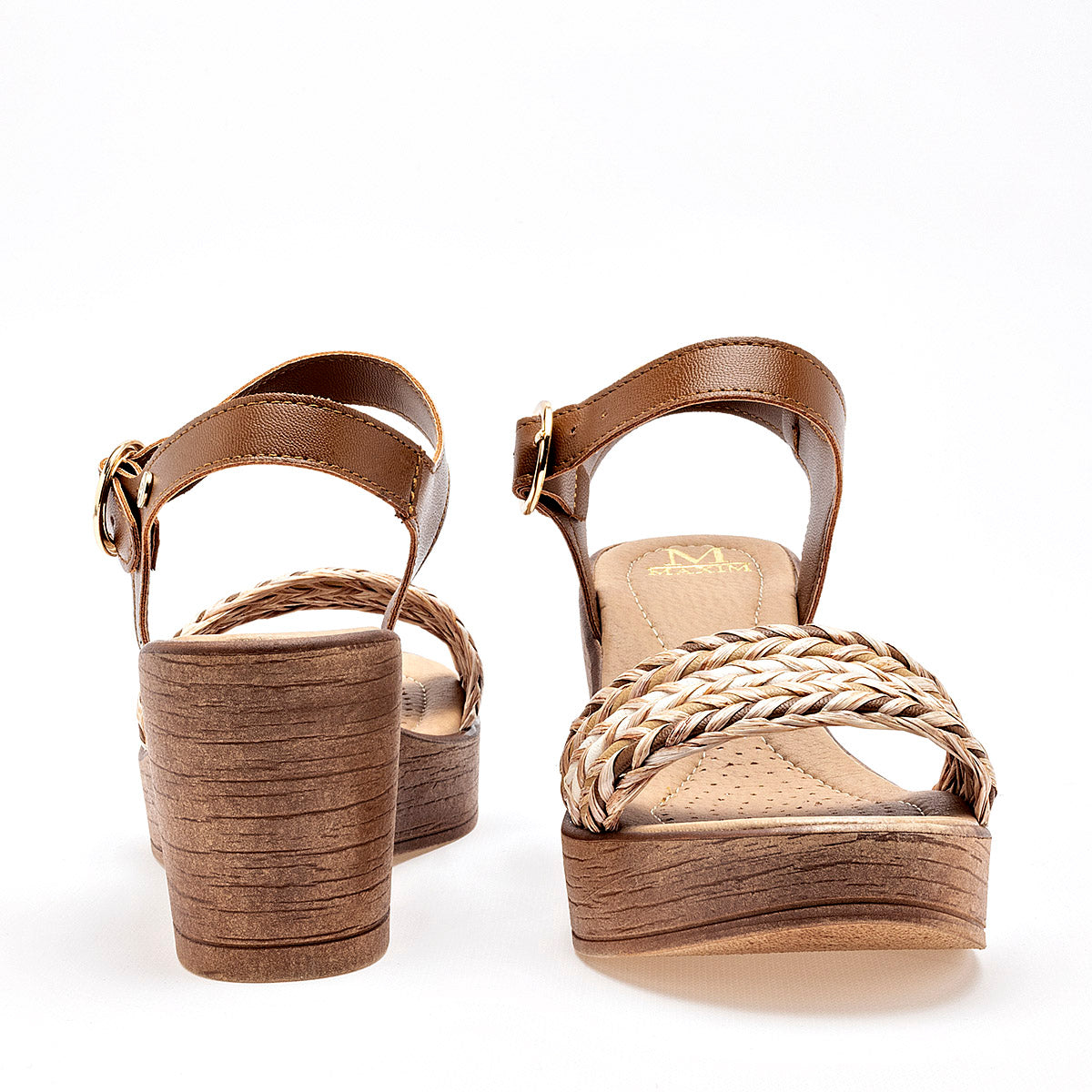 Sandalia CASUAL MUJER MAXIM 790 CAMEL BEIGE