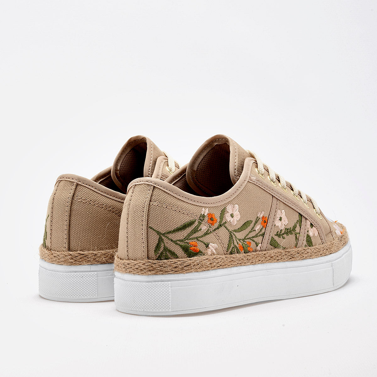 TENIS URBANO MUJER MORA TIERRA YARET BEIGE MULTICOLOR