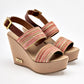 ZAPATO CASUAL MUJER MORA TIERRA COSIMA CAFE MULTICOLOR