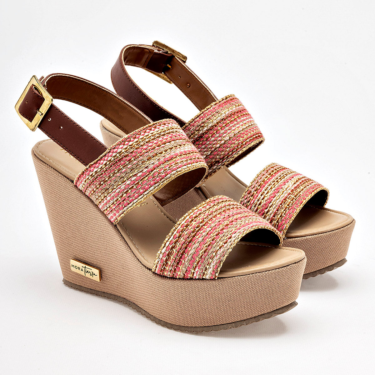 ZAPATO CASUAL MUJER MORA TIERRA COSIMA CAFE MULTICOLOR