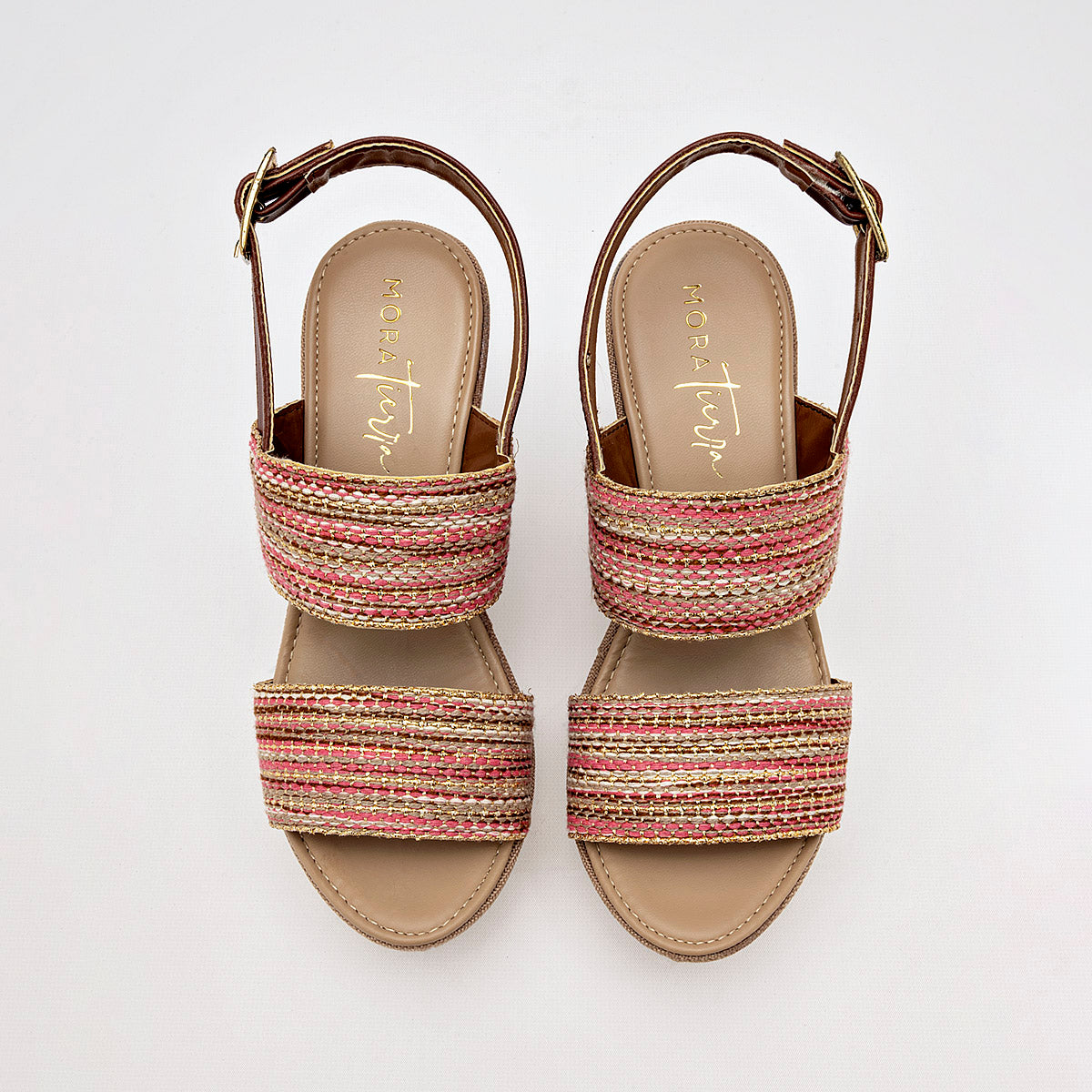 ZAPATO CASUAL MUJER MORA TIERRA COSIMA CAFE MULTICOLOR