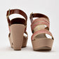 ZAPATO CASUAL MUJER MORA TIERRA COSIMA CAFE MULTICOLOR