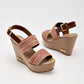 ZAPATO CASUAL MUJER MORA TIERRA COSIMA CAFE MULTICOLOR