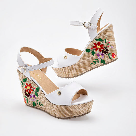 ZAPATO CASUAL MUJER MORA TIERRA JOVANA BLANCO