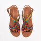 SANDALIA MUJER MORA TIERRA ZULEMA CAMEL MULTICOLOR