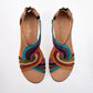 SANDALIA MUJER MORA TIERRA BELINDA CAMEL MULTICOLOR