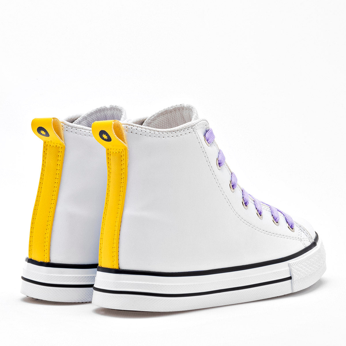 TENIS NIÑA URBANO MORAMORA BRITANY BLANCO AMARILLO