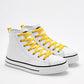 TENIS URBANO MUJER MORAMORA BRITANY BLANCO AMARILLO