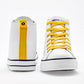 TENIS URBANO MUJER MORAMORA BRITANY BLANCO AMARILLO