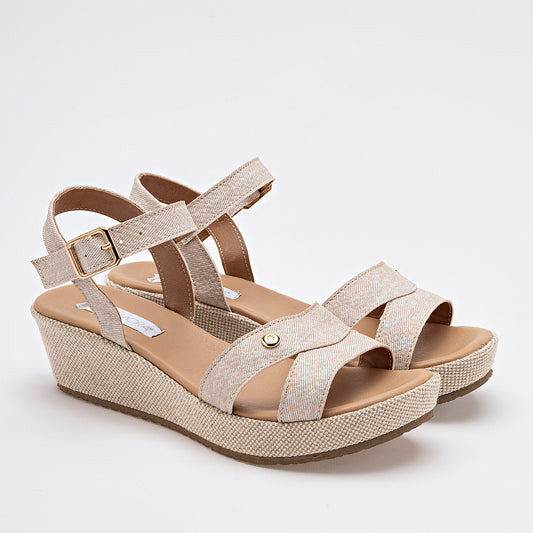 SANDALIA MUJER MORAMORA KEILA BEIGE