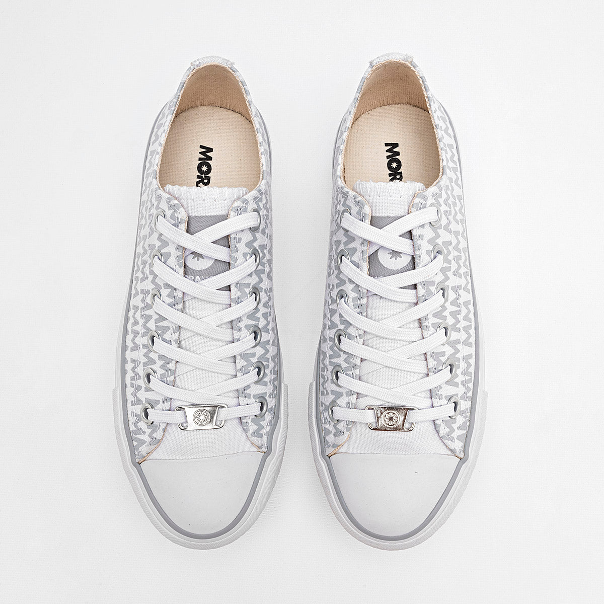 TENIS URBANO MUJER MORAMORA LIA BLANCO GRIS