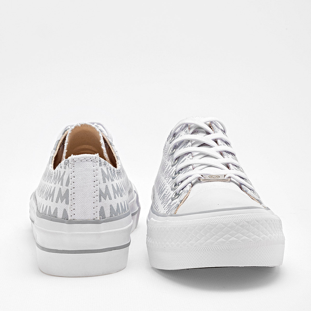 TENIS URBANO MUJER MORAMORA LIA BLANCO GRIS