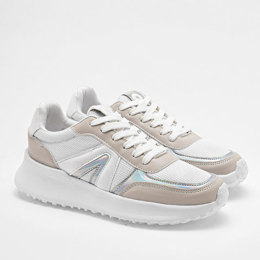 TENIS URBANO MUJER MORAMORA SULEIMA BLANCO LATE PLATA